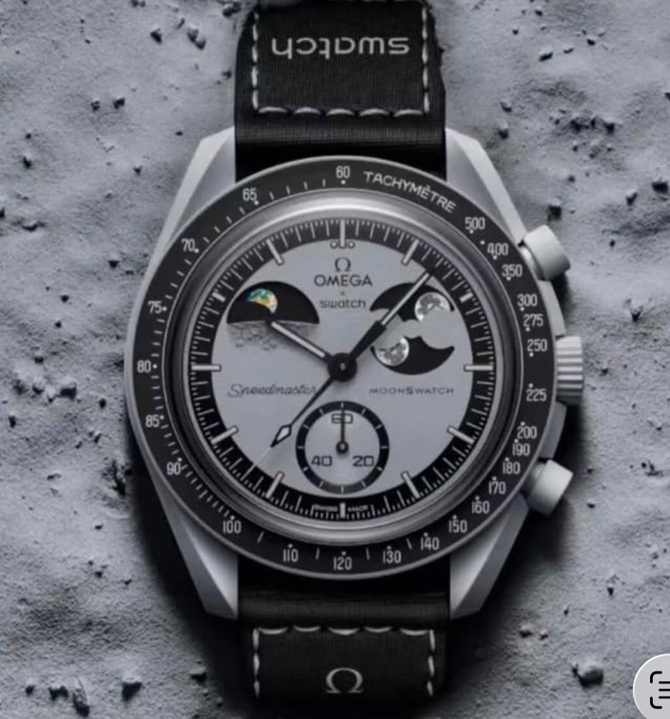 Omega Moonswatch negro