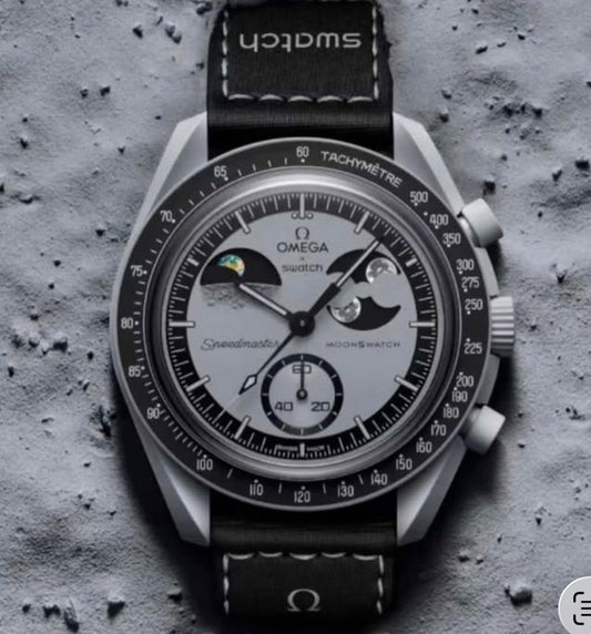 Omega Moonswatch negro